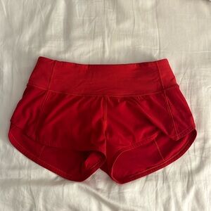 lululemon Speed Up’s LR 2.5” red 0
